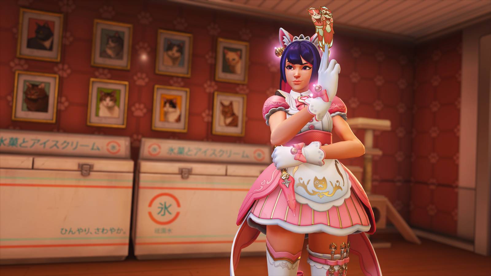Overwatch mùa 3 ra mắt loạt trang phục chủ đề quán cà phê mèo và phong cách Tokyo