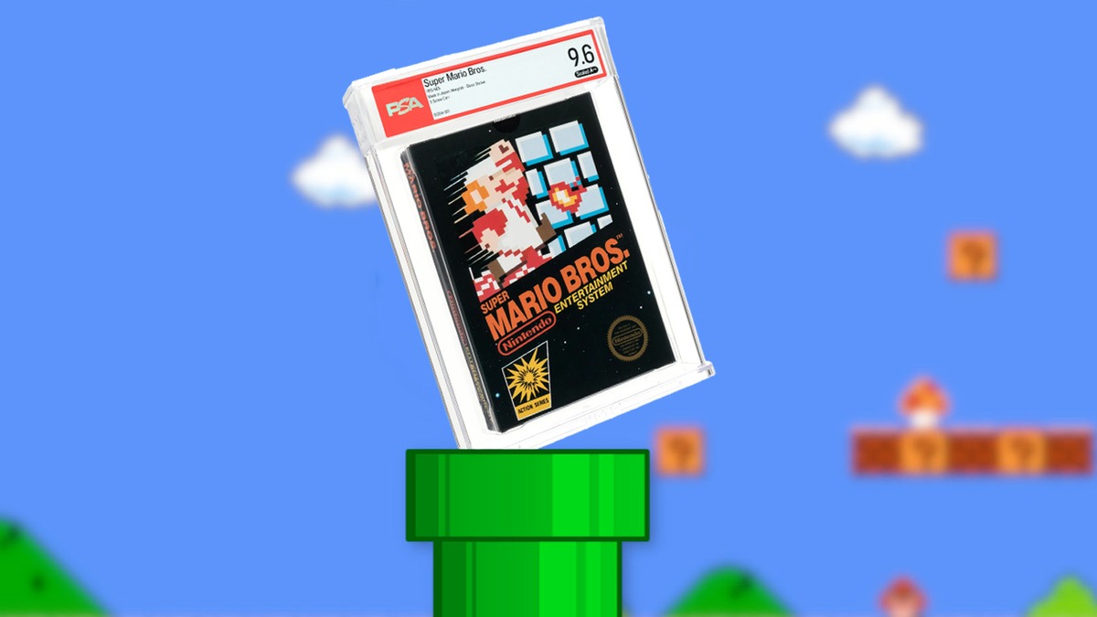 Băng game Super Mario Bros. được bán với giá 3 triệu USD