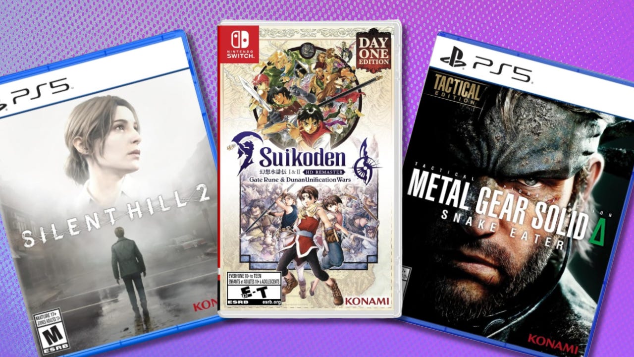 Loạt game Konami giảm giá sâu dịp Prime Day: Metal Gear Solid Delta và Silent Hill 2 góp mặt