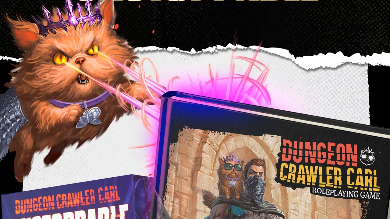 Sách luật và mô hình Dungeon Crawler Carl đã có thể đặt trước trên Amazon