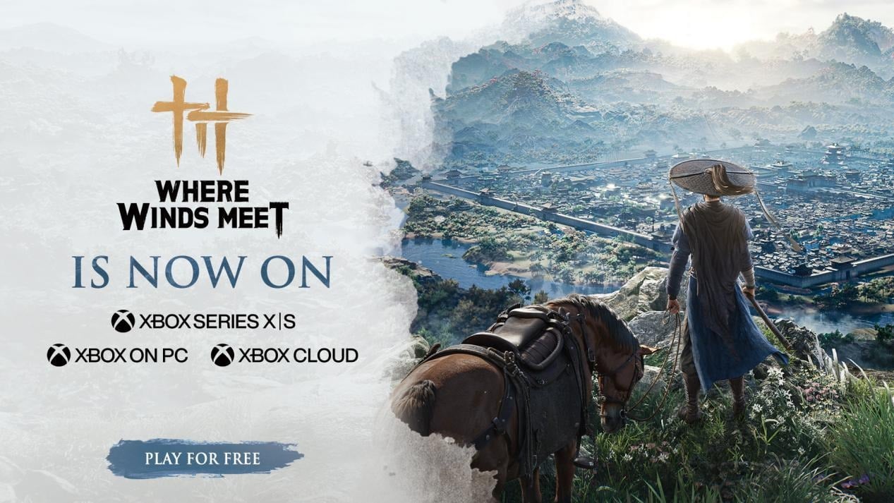 Where Winds Meet chính thức cập bến Xbox, free-to-play kiếm hiệp thế giới mở