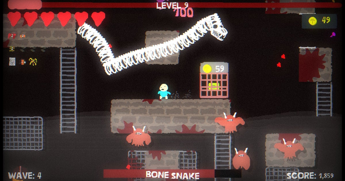 Mọi Chi Tiết Của Blood Dungeon Trông Cẩu Thả, Nhưng Sự Pha Trộn Giữa Platformer Và Vampire Survivors Khiến Tim Tôi Đập Thình Thịch
